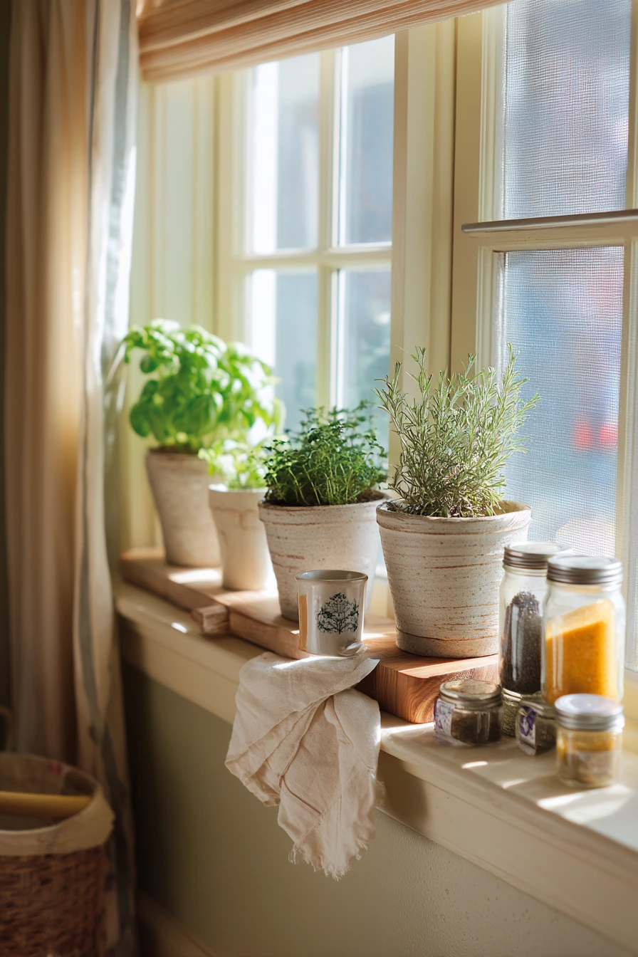 Kitchen Window Herb Nook