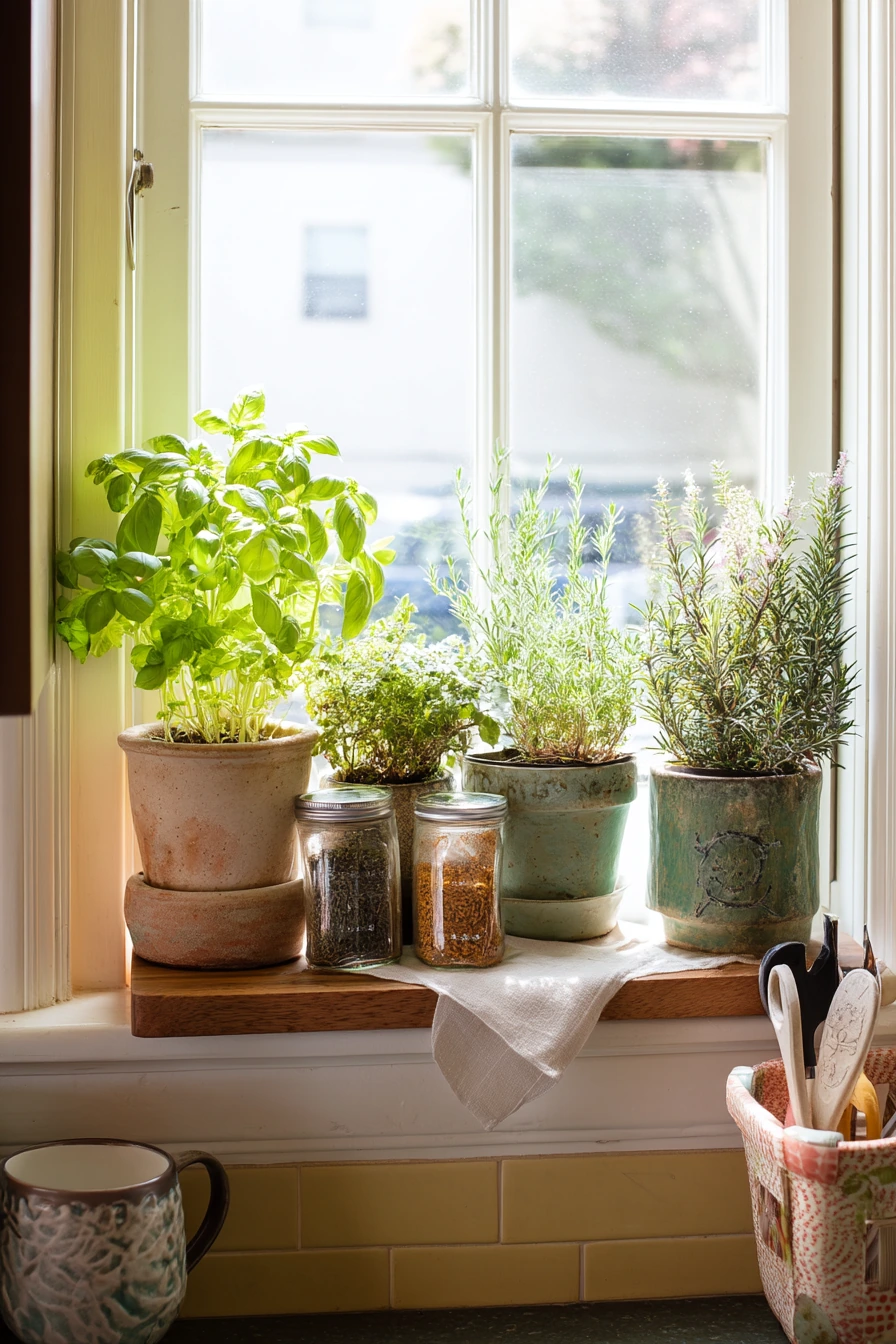 Kitchen Window Herb Nook