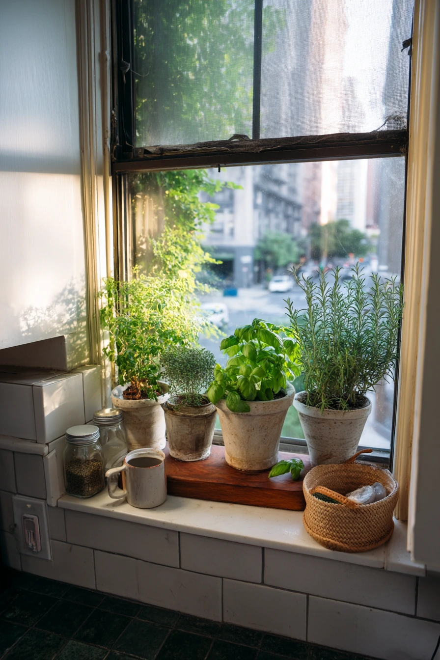 Kitchen Window Herb Nook