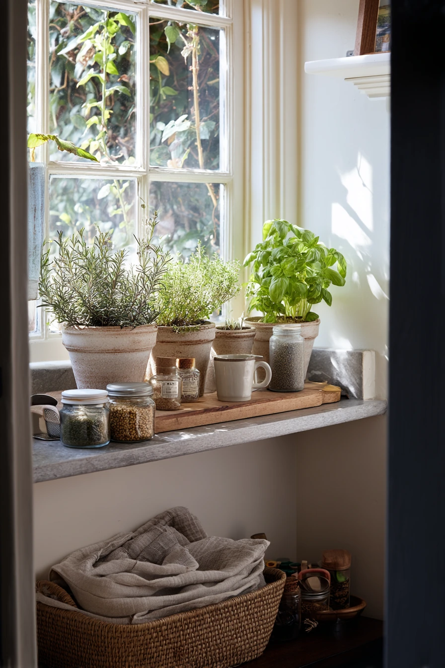 Kitchen Window Herb Nook