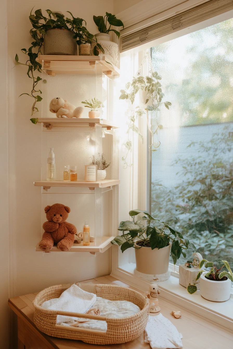 5. Nursery Corner Greenhouse for New Parents