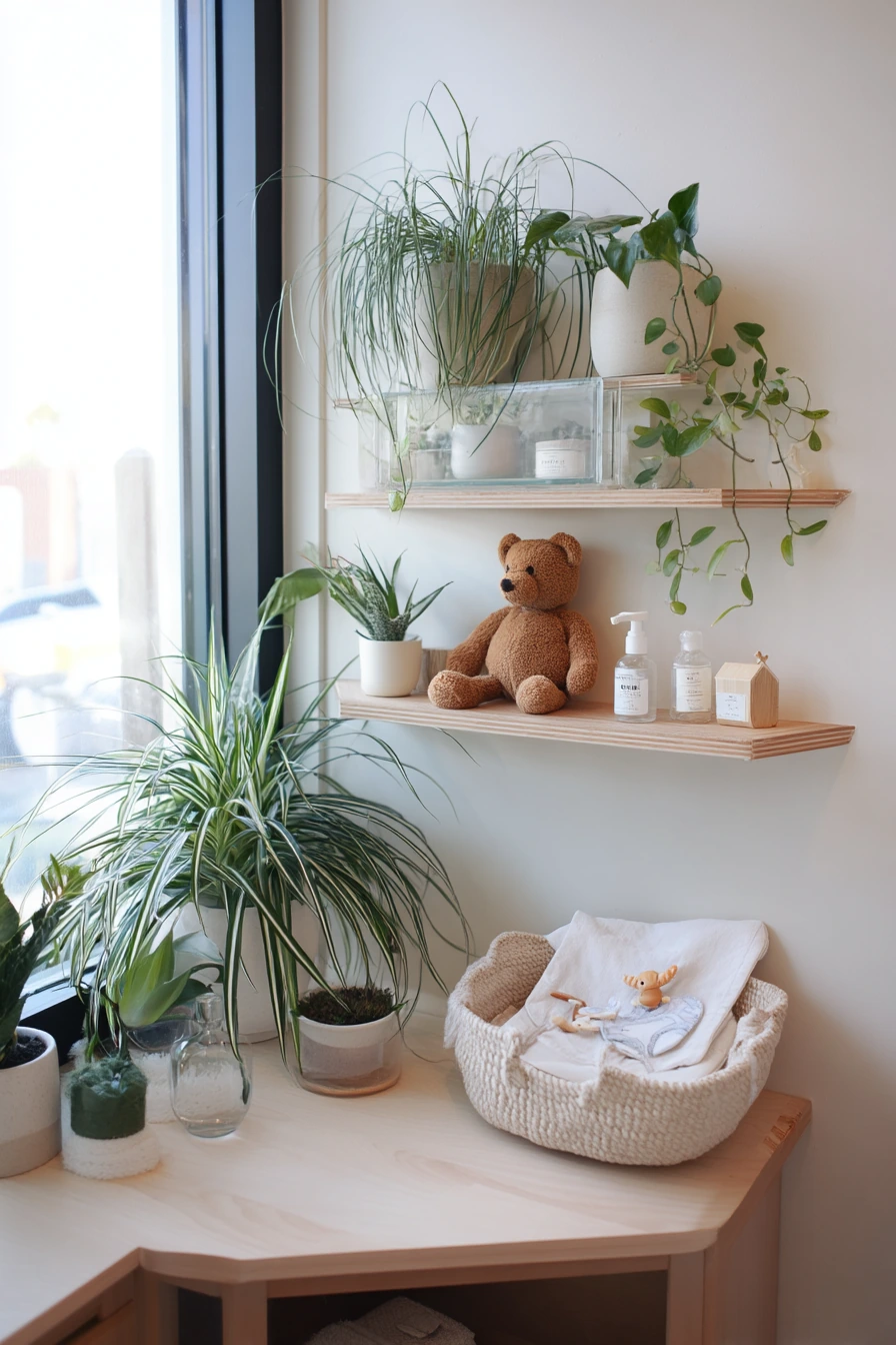 5. Nursery Corner Greenhouse for New Parents