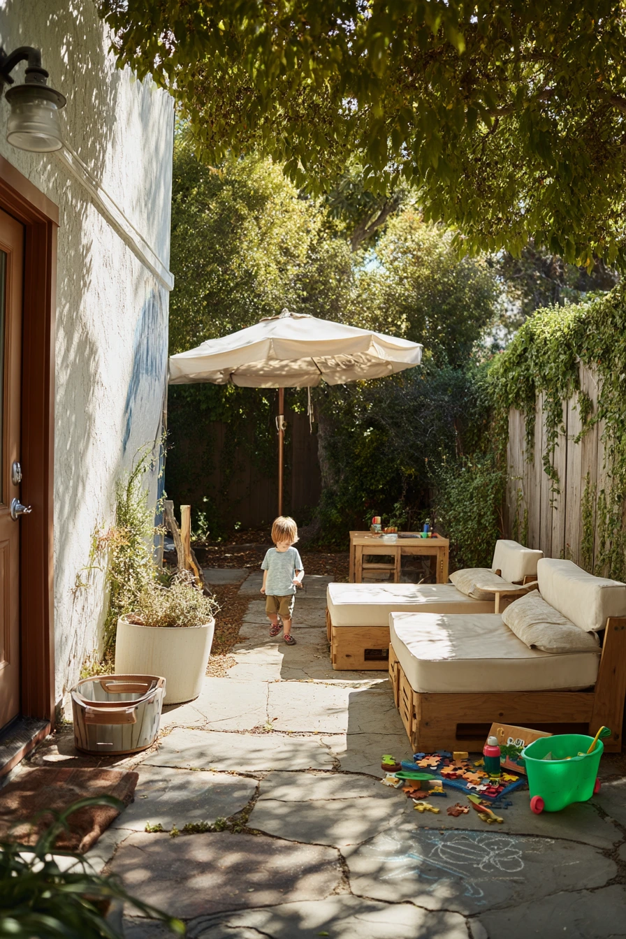 Family Corner Patio Play Zone