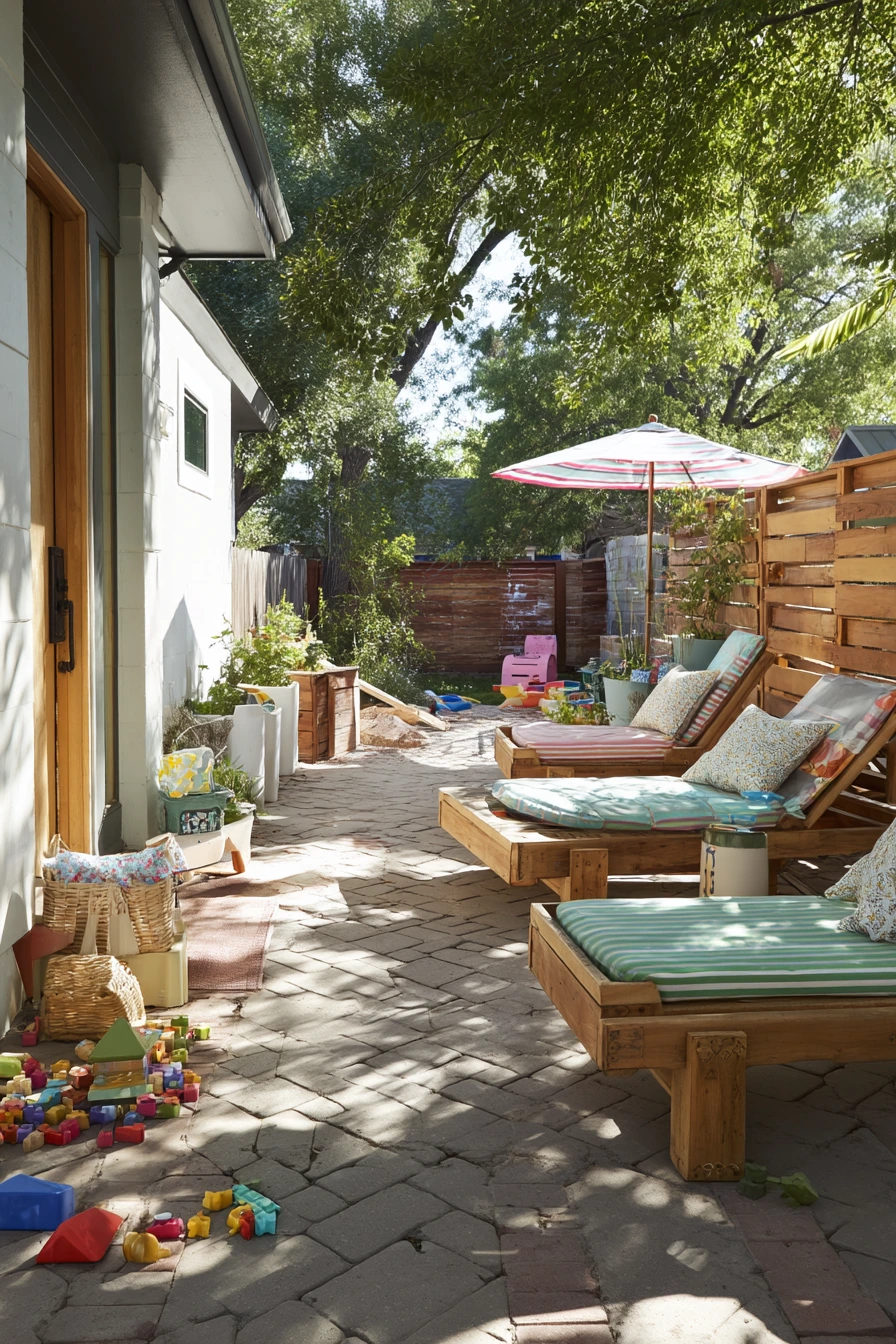 Family Corner Patio Play Zone