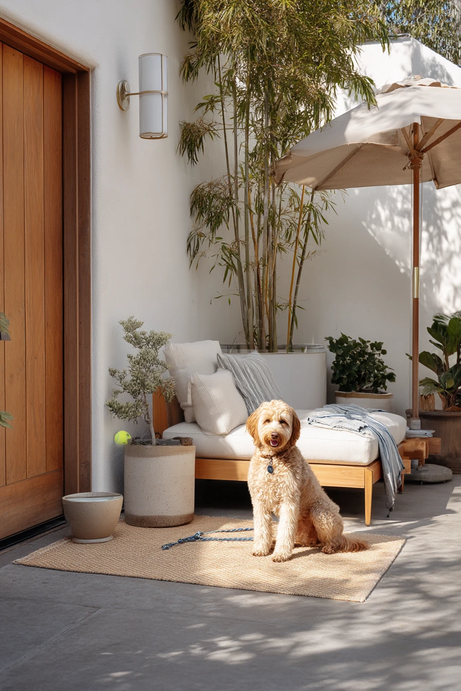 Pet-Friendly Corner Patio Lounge
