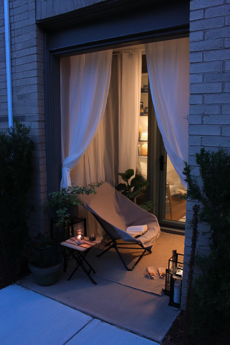 Tiny Corner Patio Apartment Escape