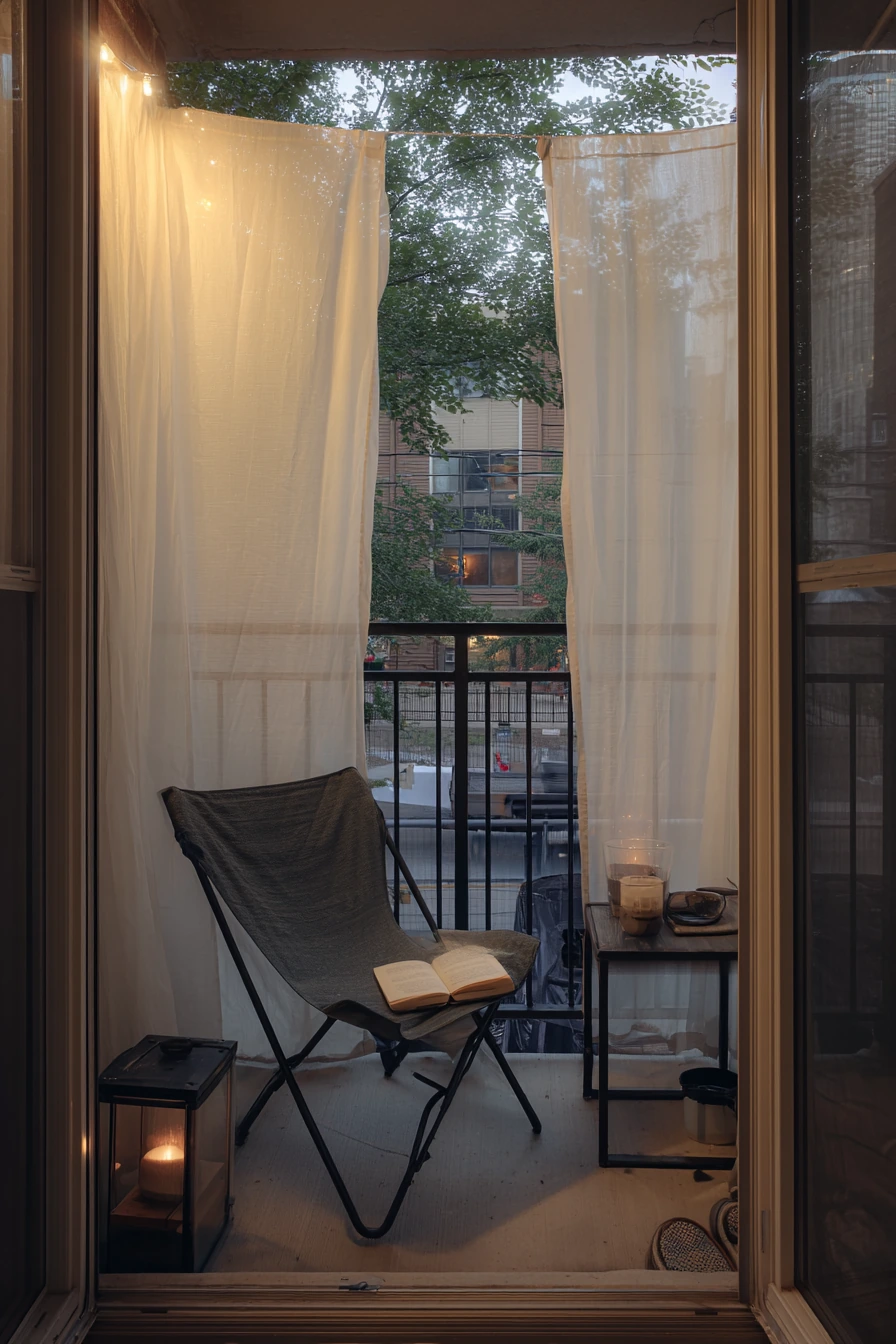 Tiny Corner Patio Apartment Escape
