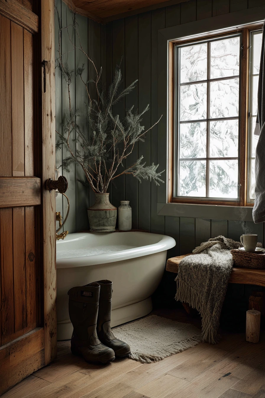 Rustic Weekend Cabin Soak