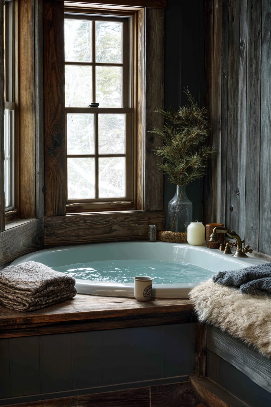 Rustic Weekend Cabin Soak