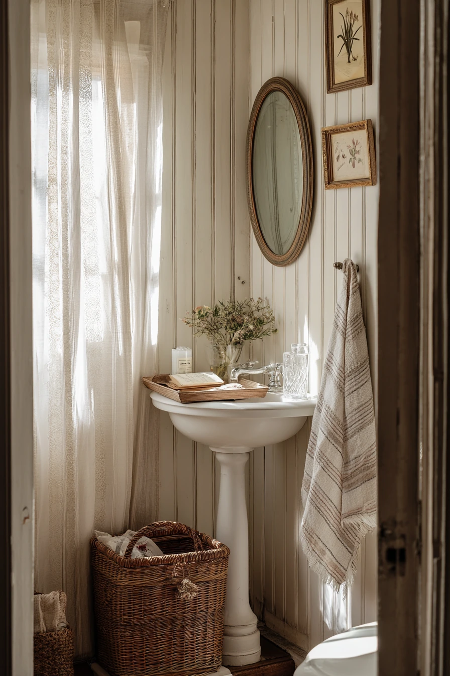 Cozy Guest Bath in a Weekend Cottage