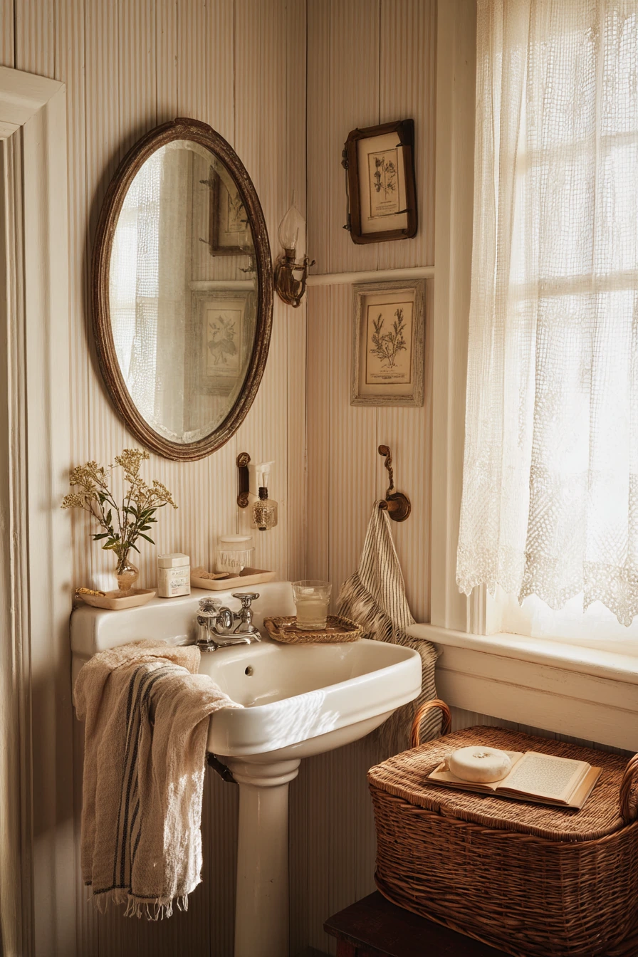 Cozy Guest Bath in a Weekend Cottage
