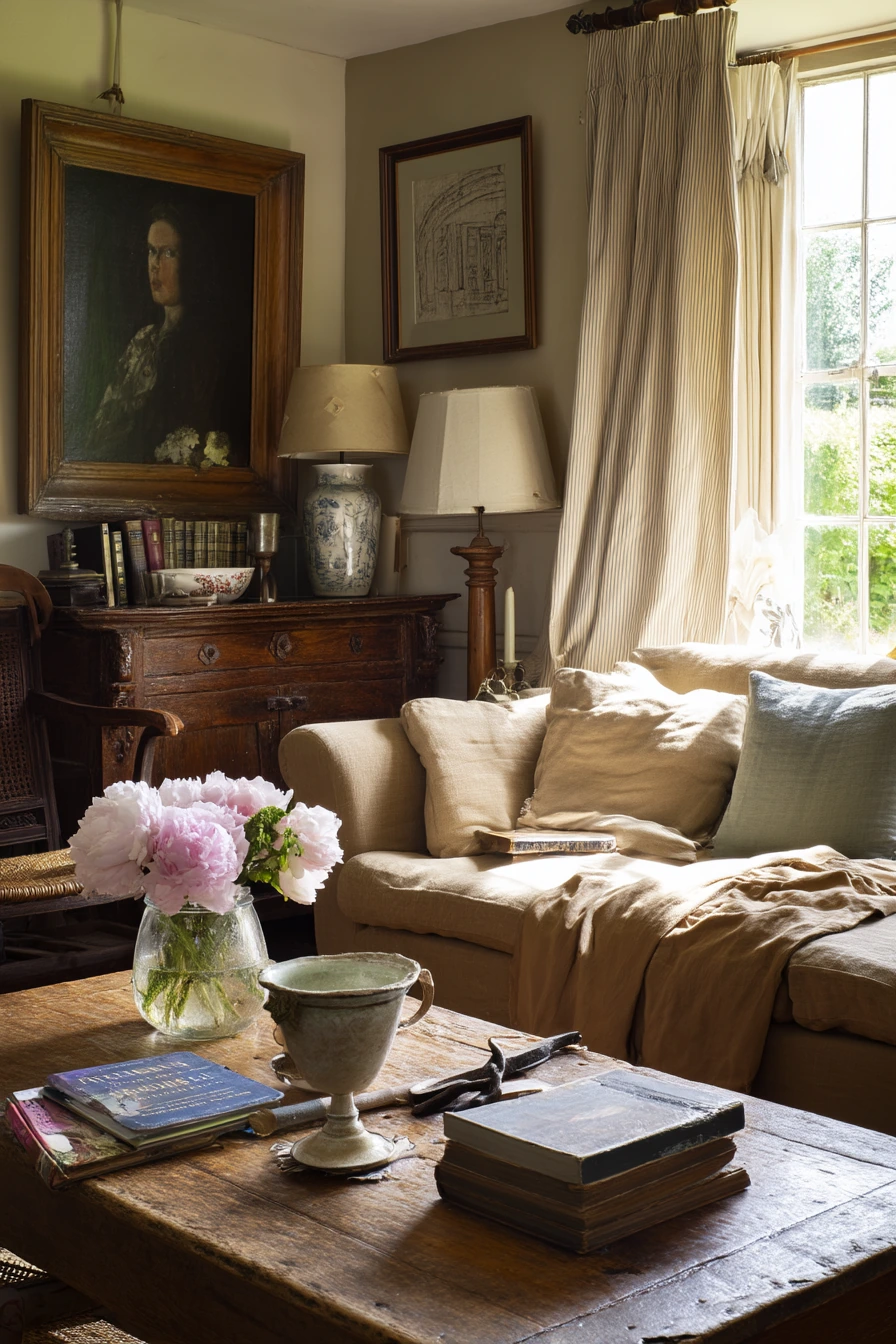Antiques and Fresh Cut Flowers