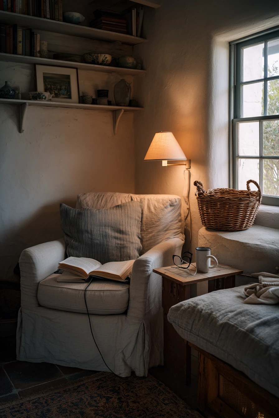Small Cottage Corner with Reading Nook