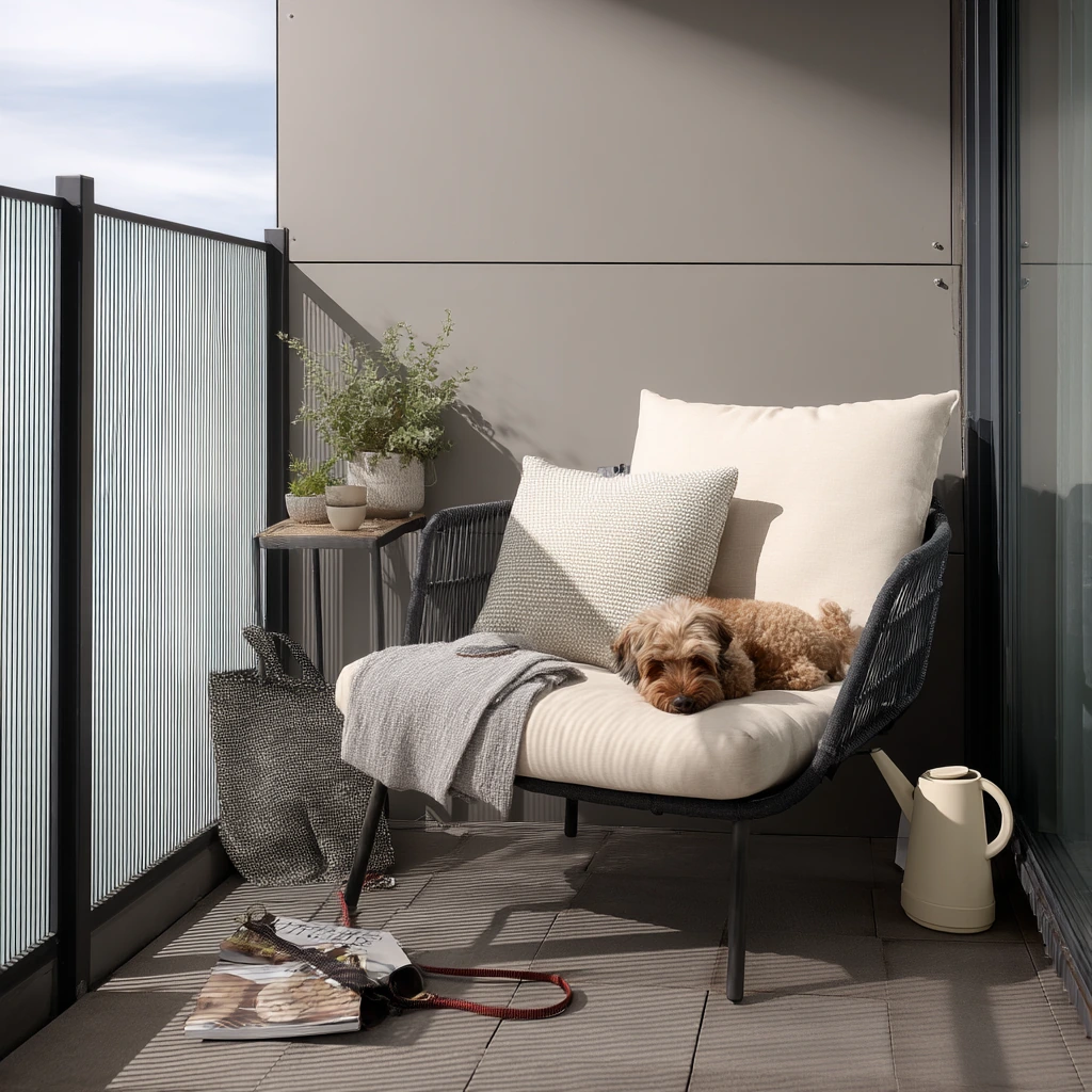 Renter-Friendly Covered Balcony Deck