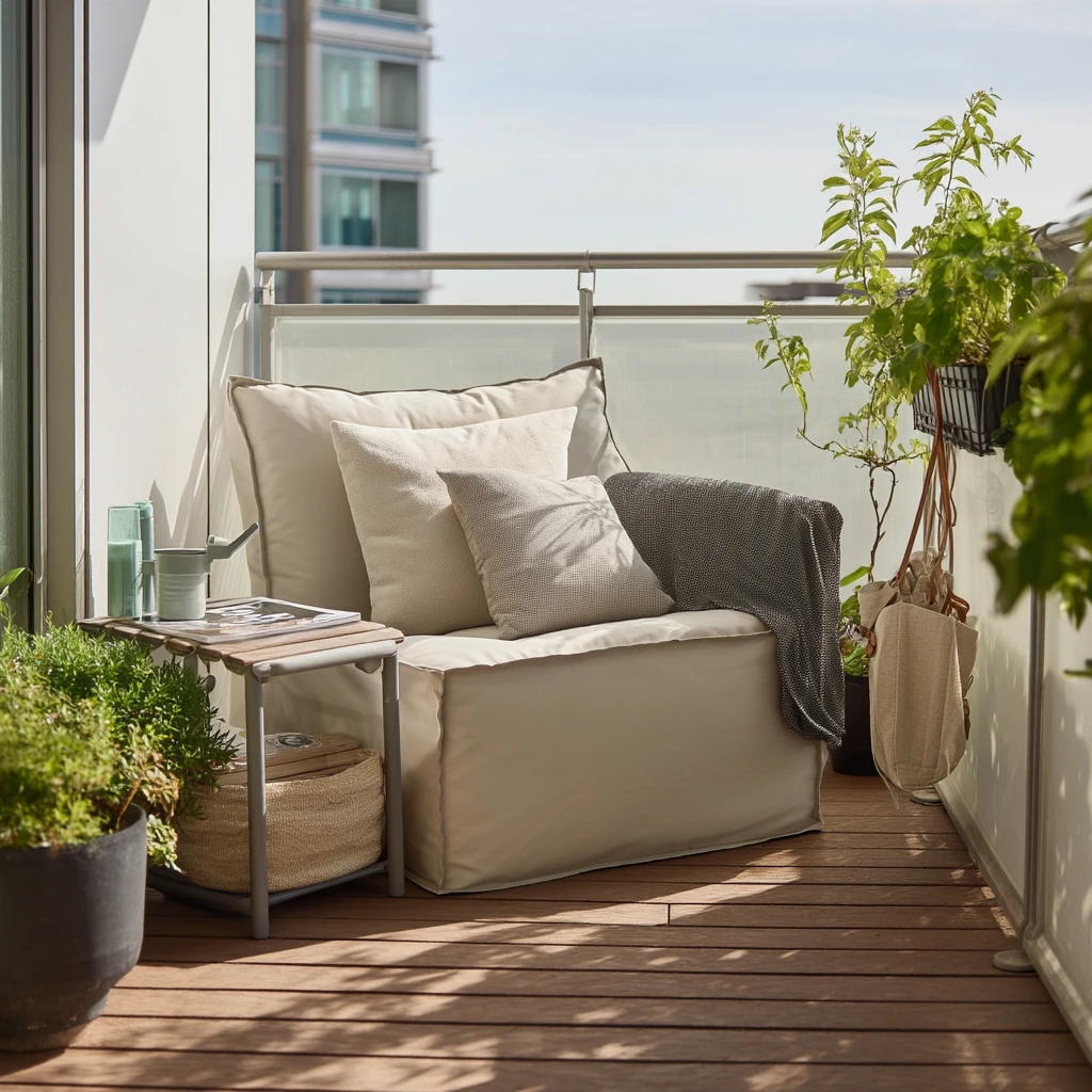Renter-Friendly Covered Balcony Deck