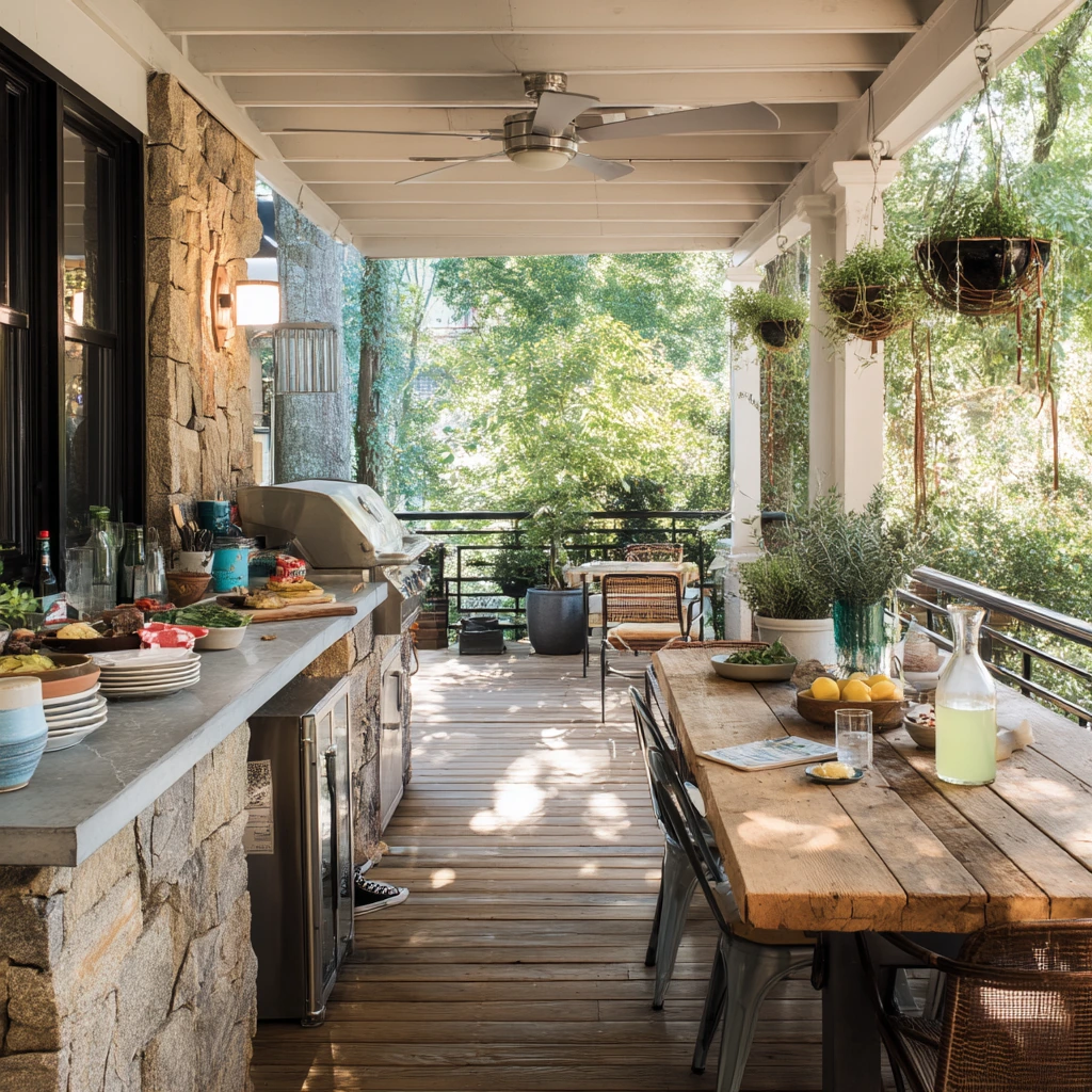 Weekend Grill and Gather Deck