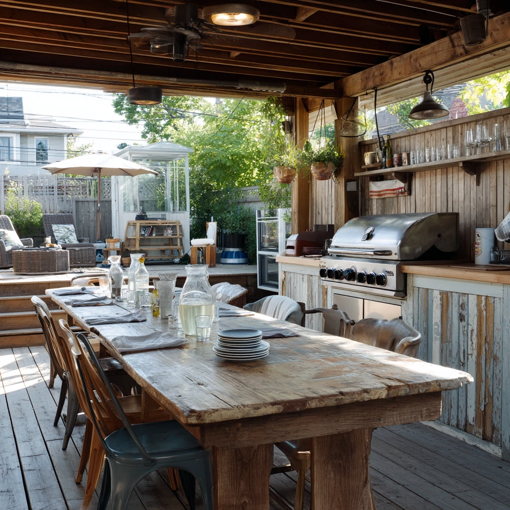 Weekend Grill and Gather Deck