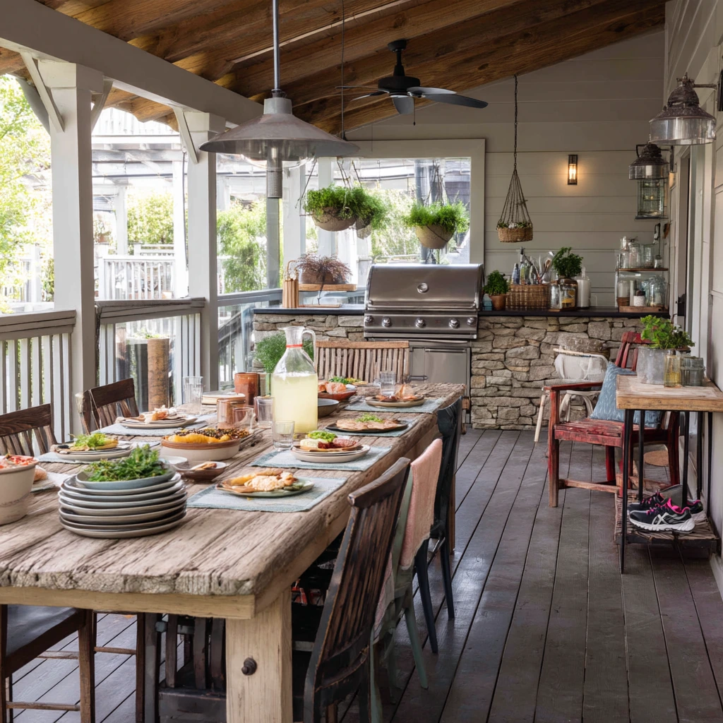 Weekend Grill and Gather Deck
