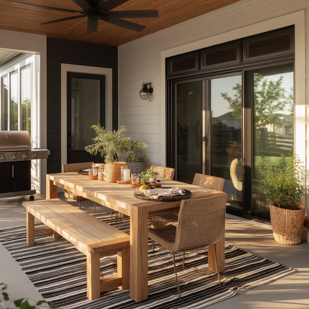Family-Friendly Covered Deck