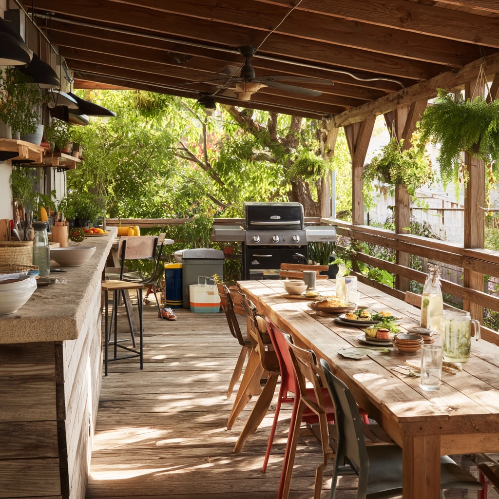 Weekend Grill and Gather Deck