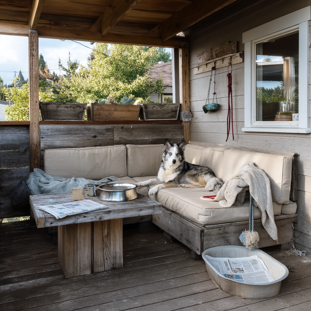 Pet-Loving Covered Deck Morning