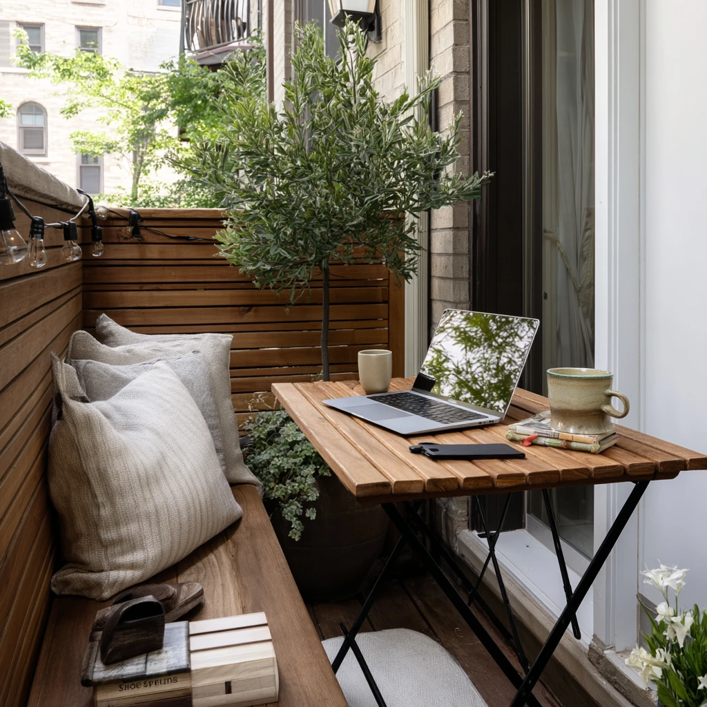 Small-City Covered Deck Retreat