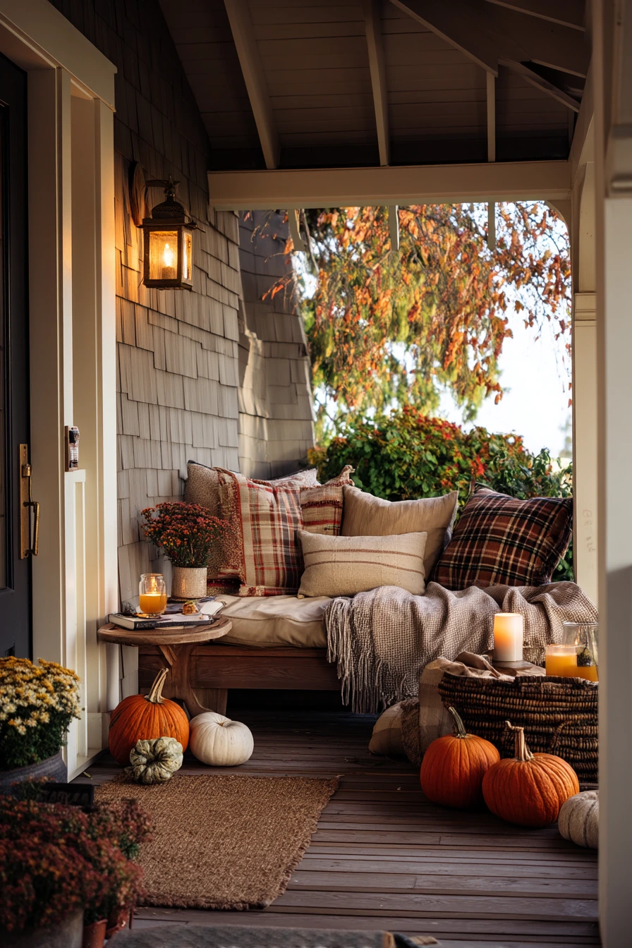 Seasonal Fall Porch Gathering