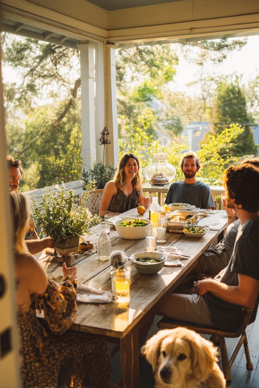 Summer Dinner on the Porch