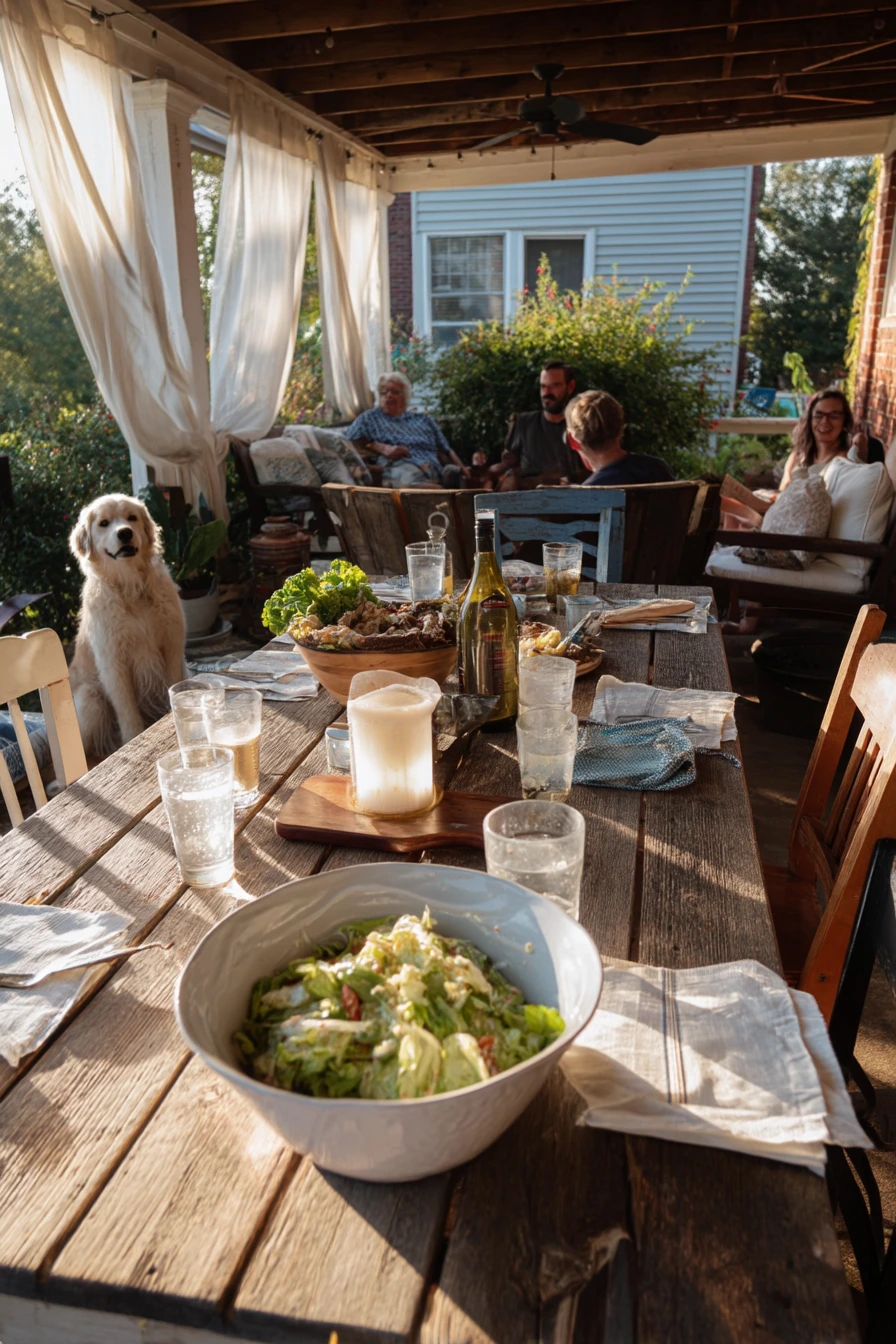 Summer Dinner on the Porch