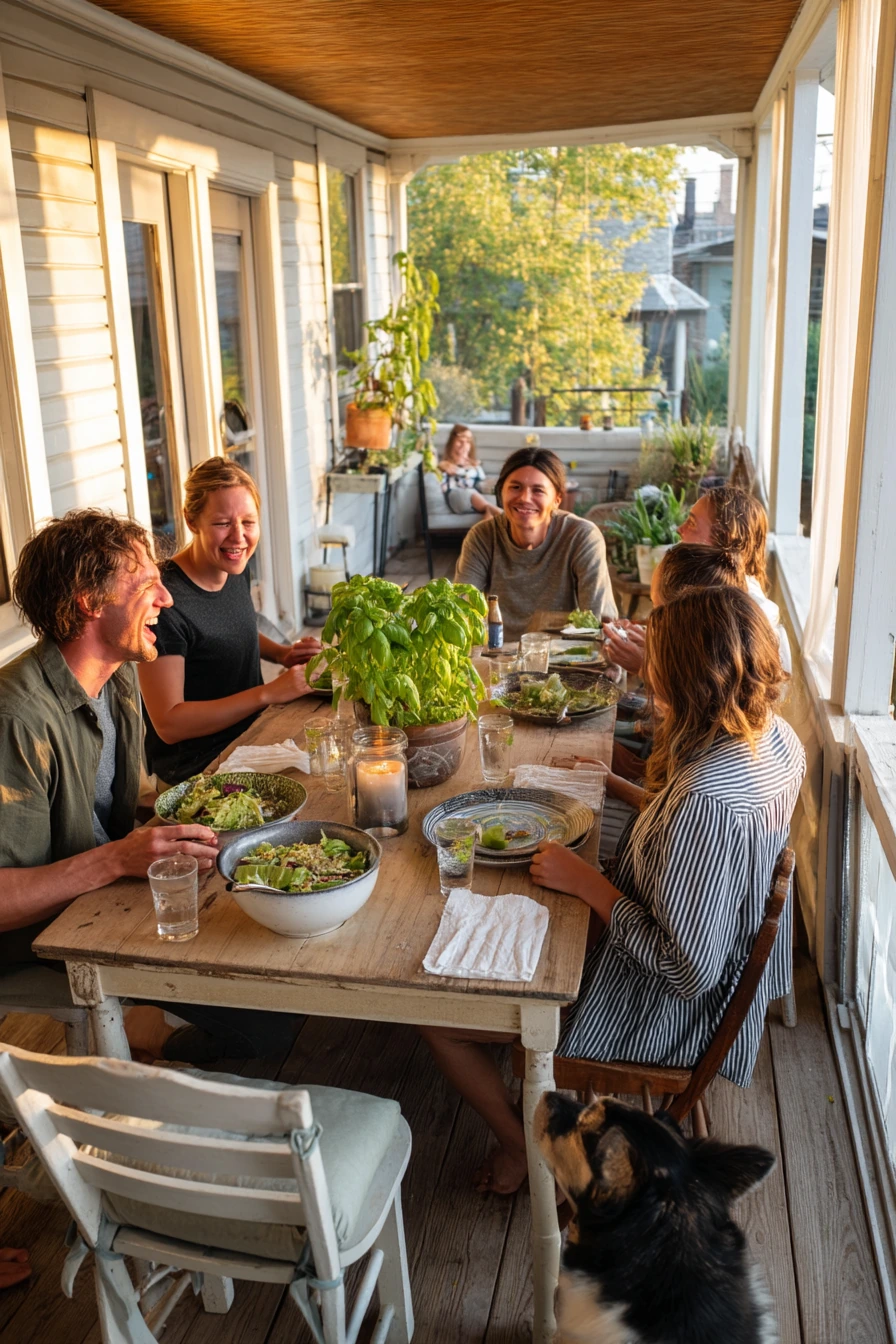 Summer Dinner on the Porch