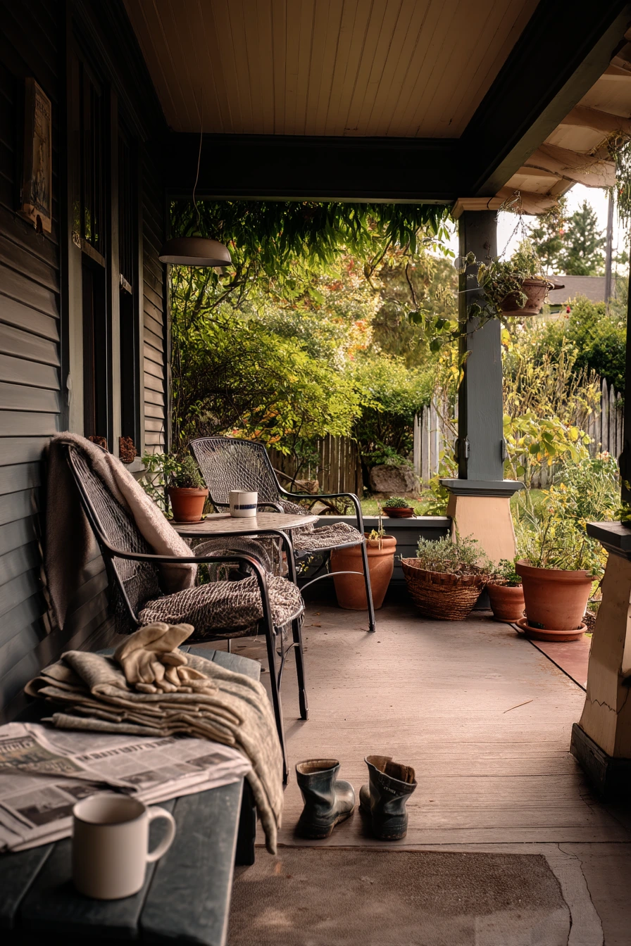 Porch for a Quiet Couple Morning