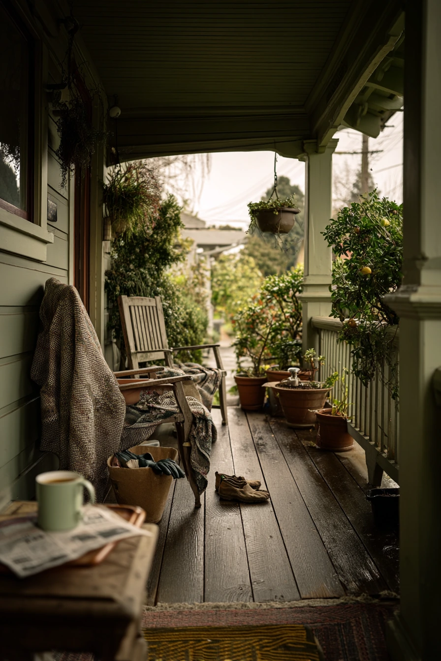 Porch for a Quiet Couple Morning