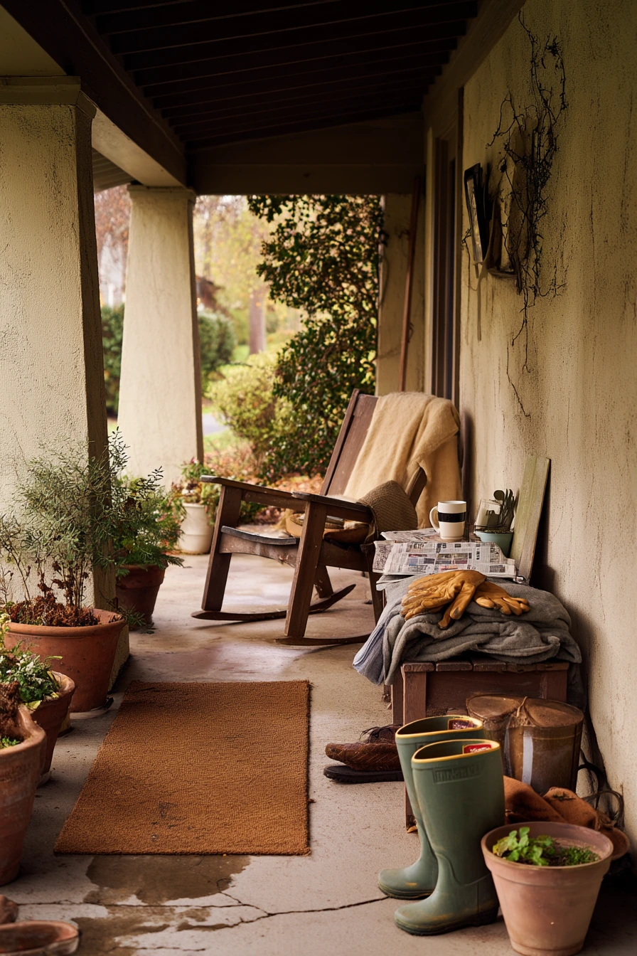 Porch for a Quiet Couple Morning