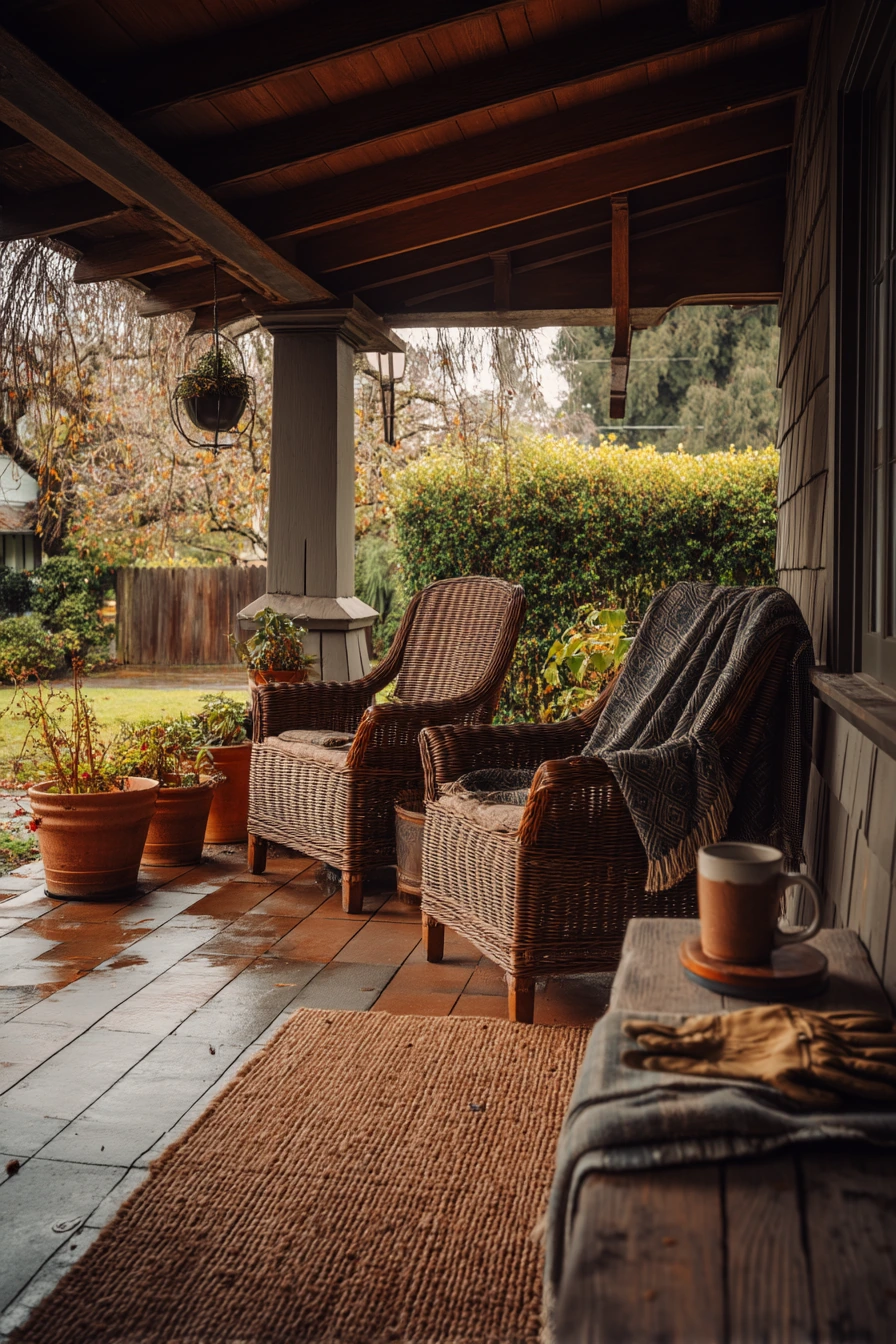 Porch for a Quiet Couple Morning