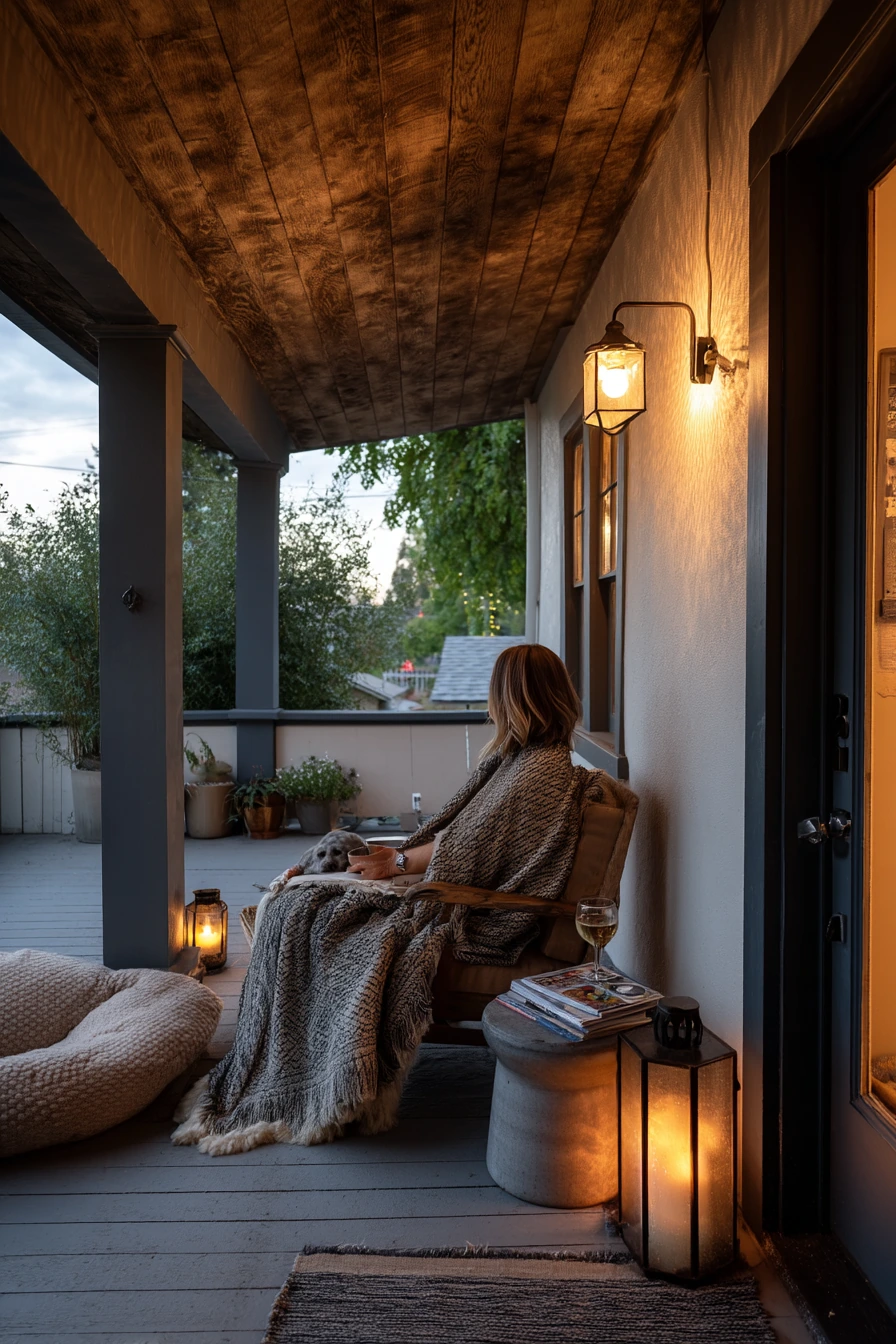 Cozy Porch for Cool Evenings