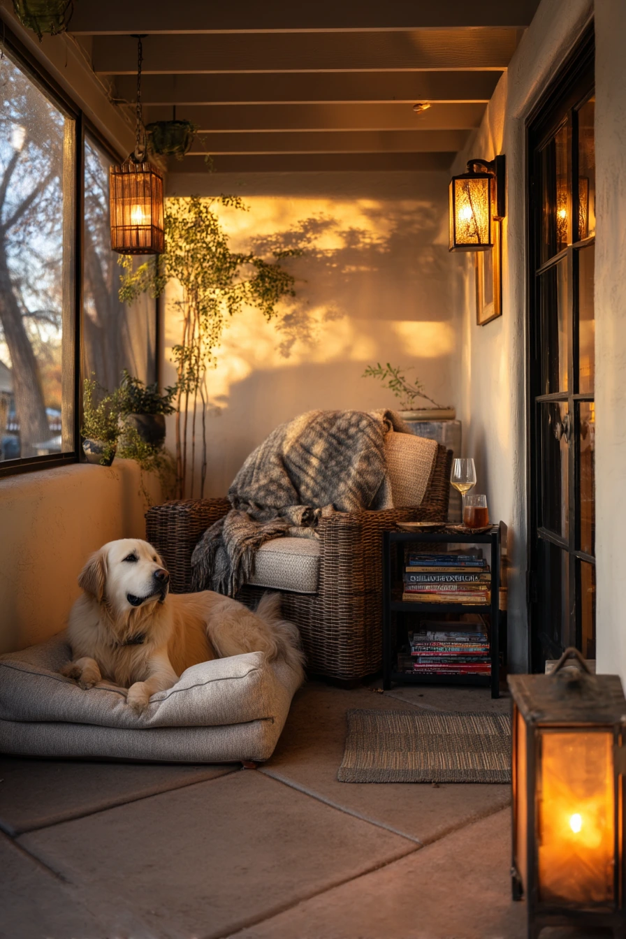 Cozy Porch for Cool Evenings