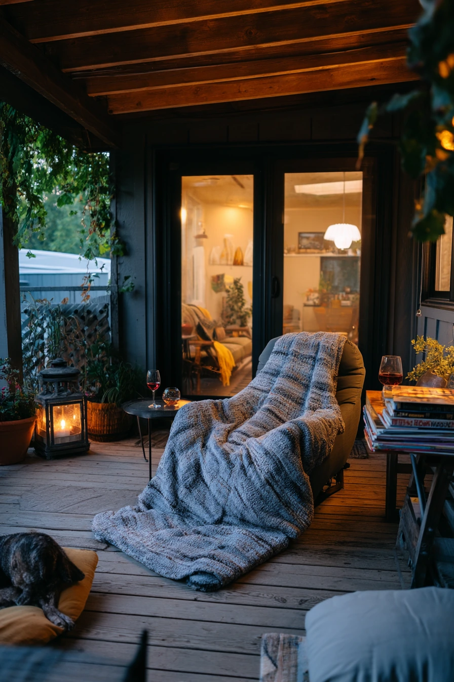 Cozy Porch for Cool Evenings