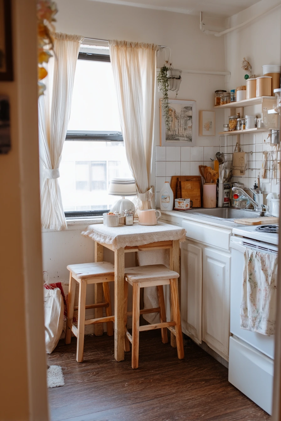 Renter-Friendly Kitchen with Peel-and-Stick Charm