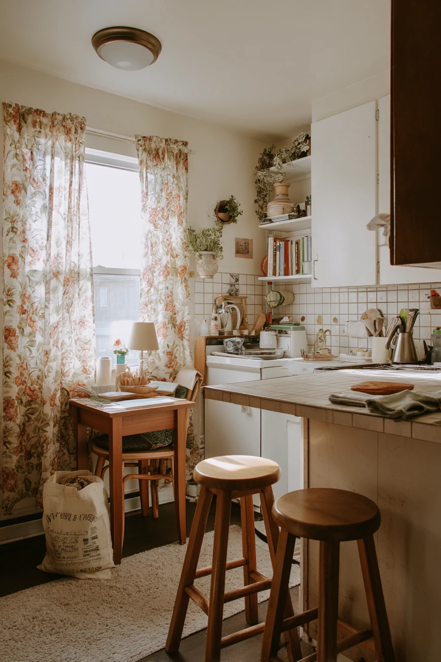 Renter-Friendly Kitchen with Peel-and-Stick Charm