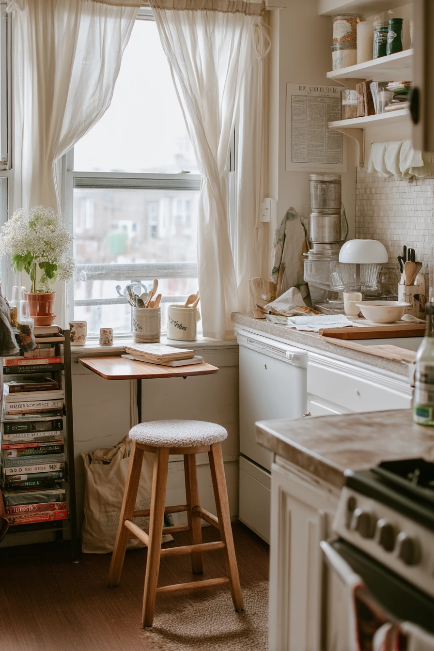 Renter-Friendly Kitchen with Peel-and-Stick Charm