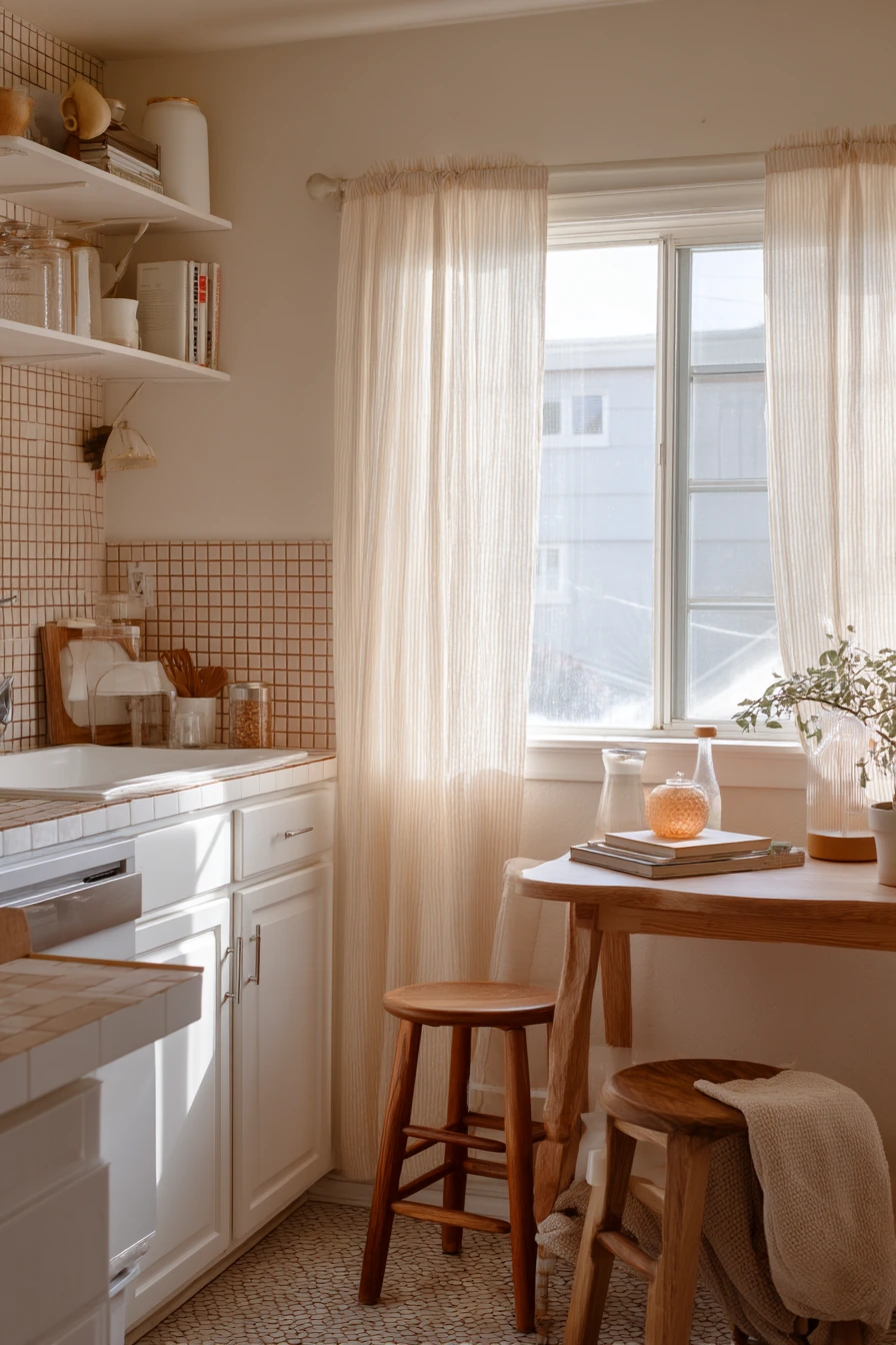 Renter-Friendly Kitchen with Peel-and-Stick Charm