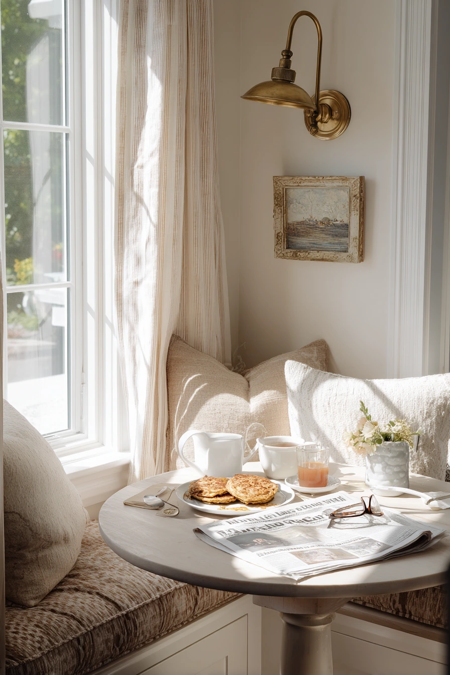 Breakfast Nook with Sunday Slow Living