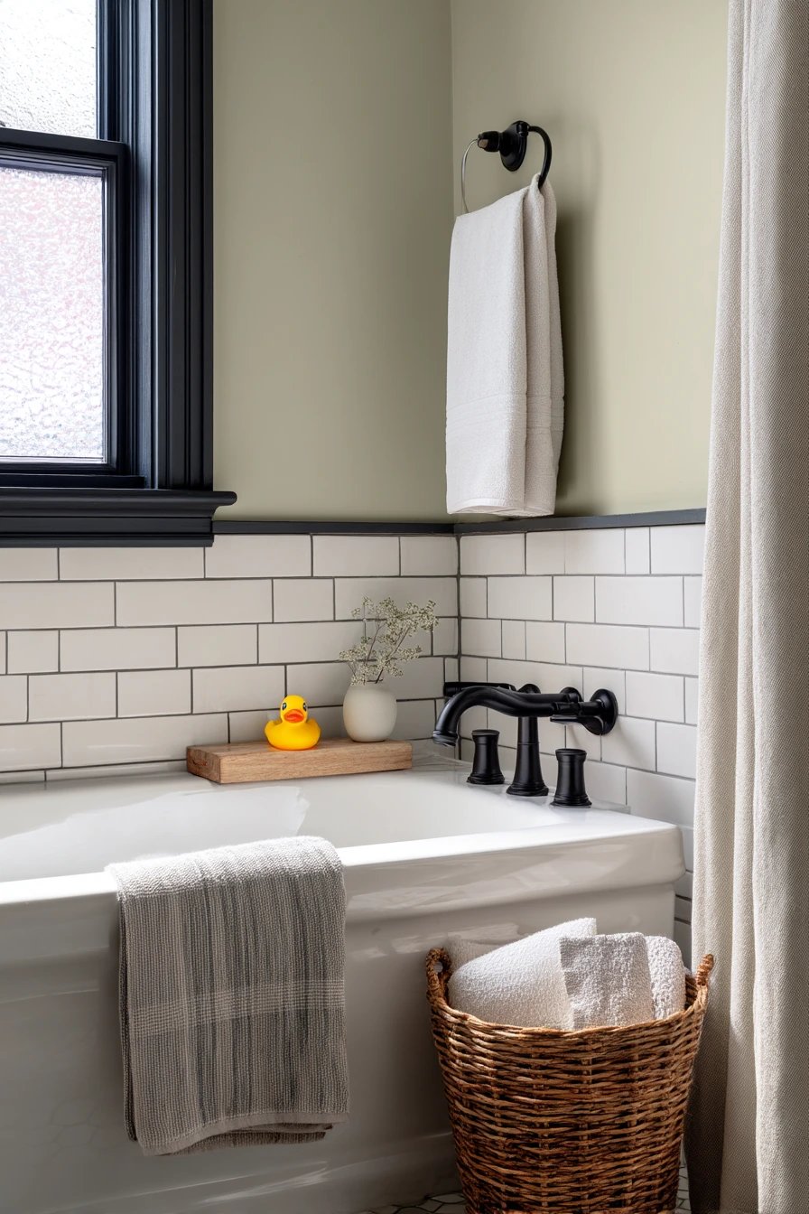 Weekend Reset in a Craftsman Hall Bath
