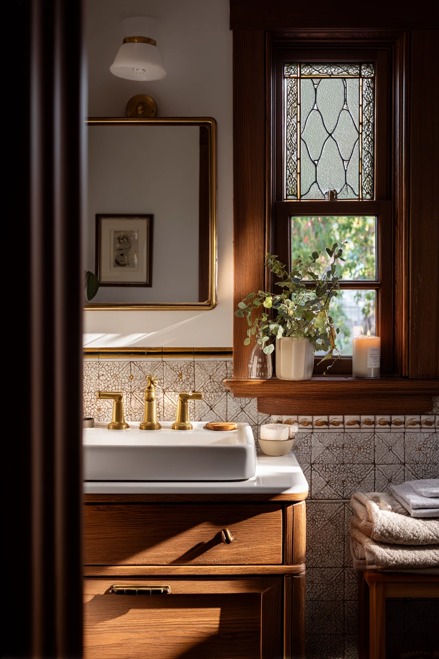 Craftsman Bath with Antique Character