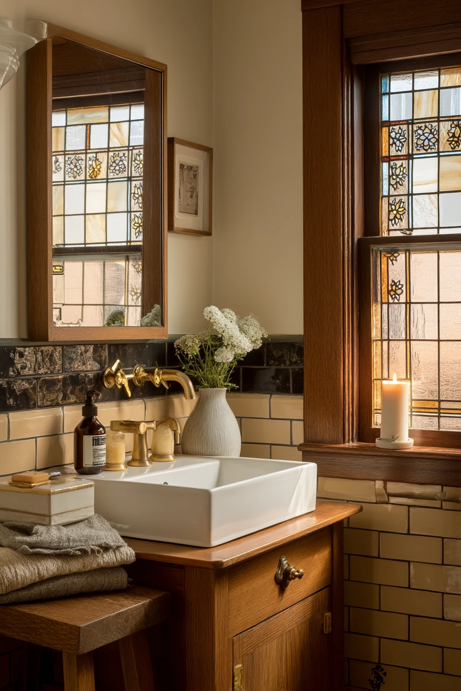 Craftsman Bath with Antique Character