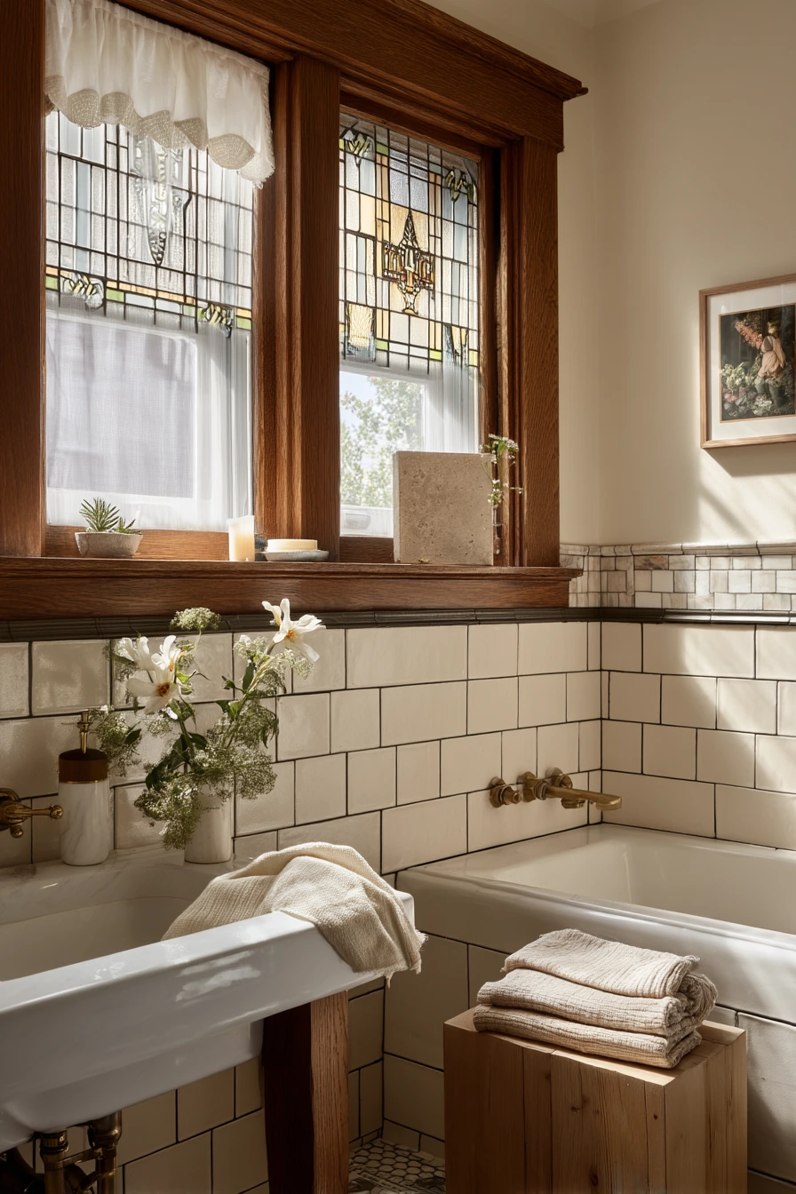 Craftsman Bath with Antique Character