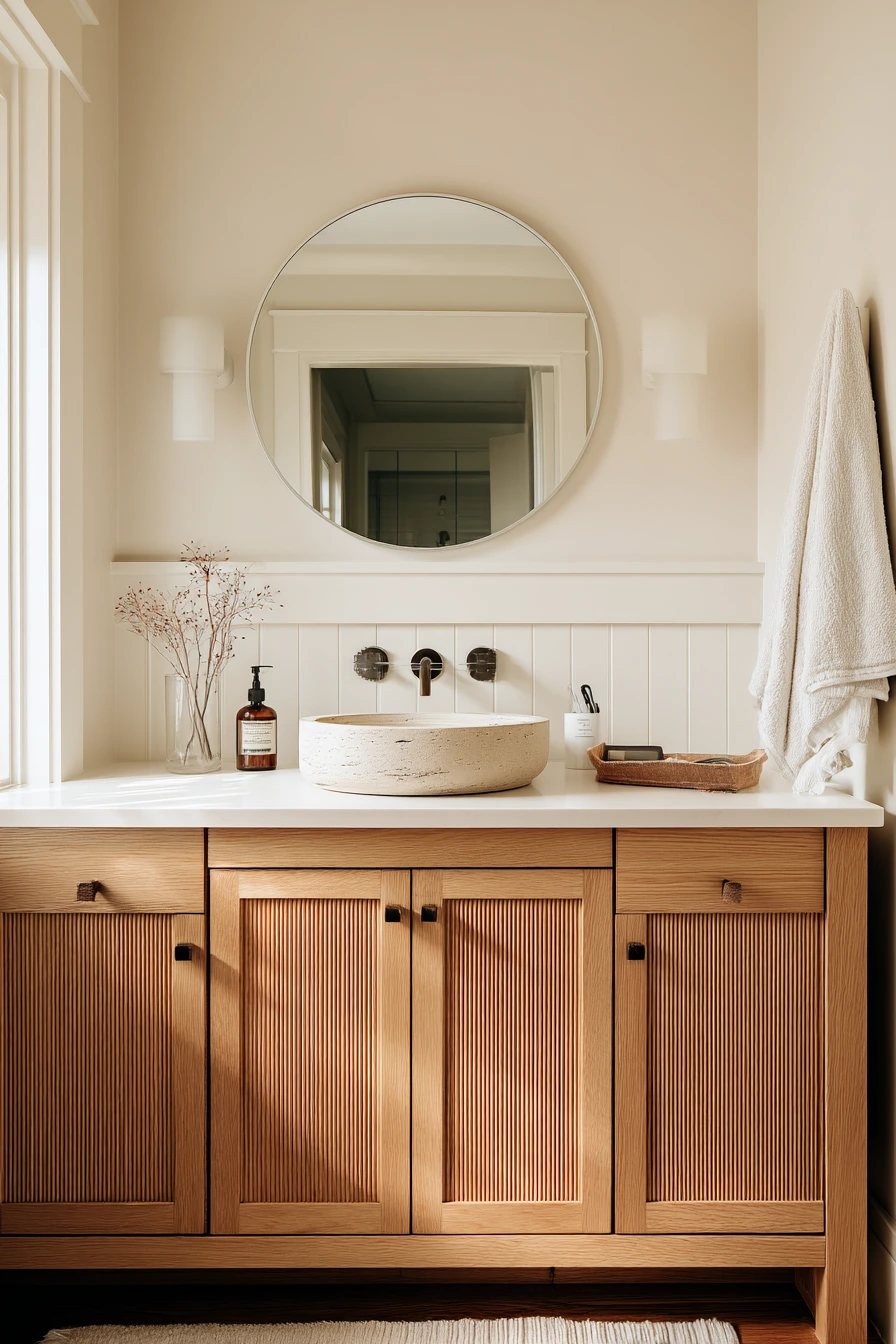 Minimal Craftsman Spa Bath