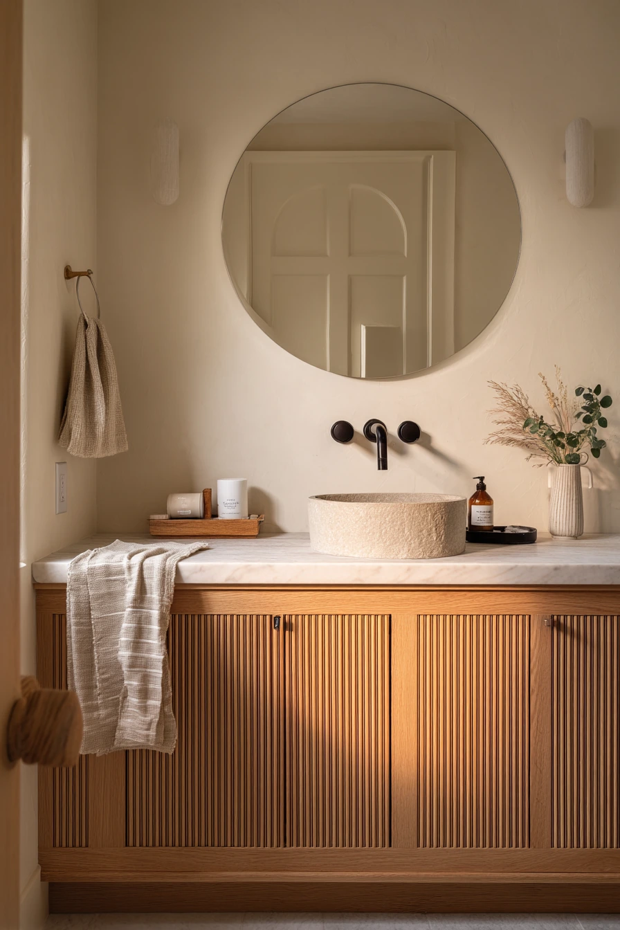 Minimal Craftsman Spa Bath