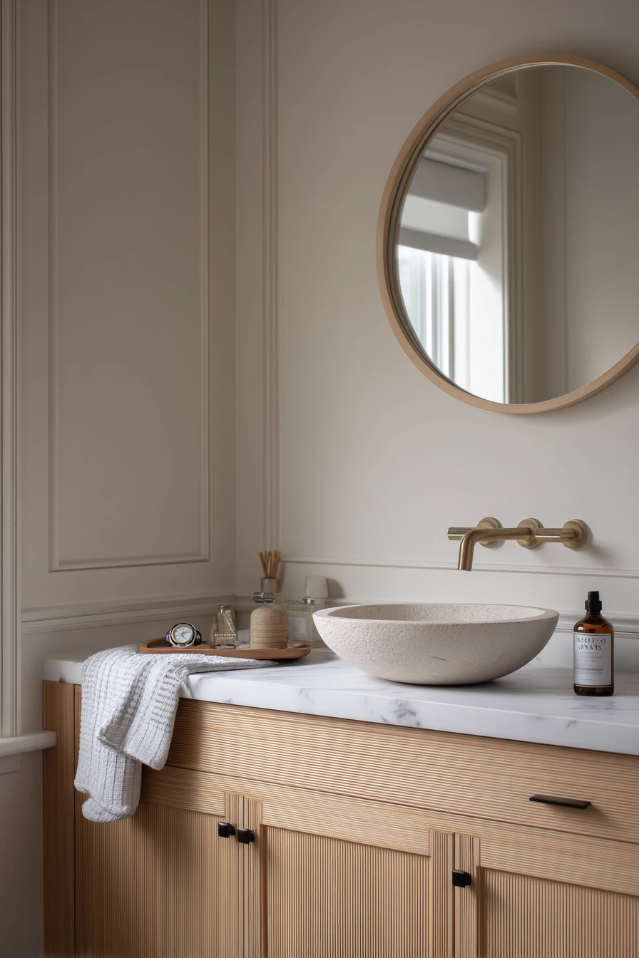 Minimal Craftsman Spa Bath