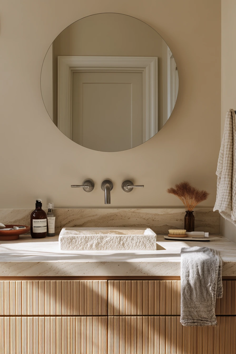 Minimal Craftsman Spa Bath